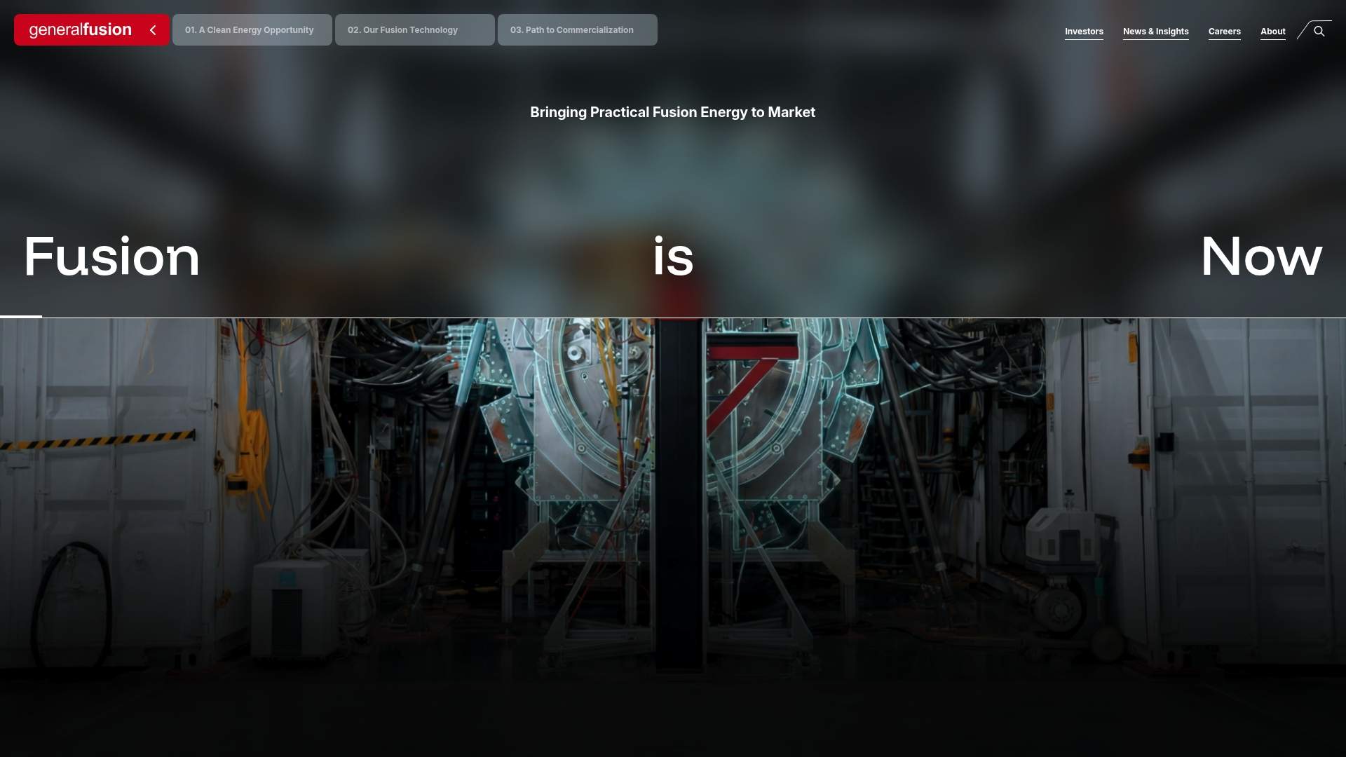 General Fusion sponsor landing page advertised on WSJ What’s News