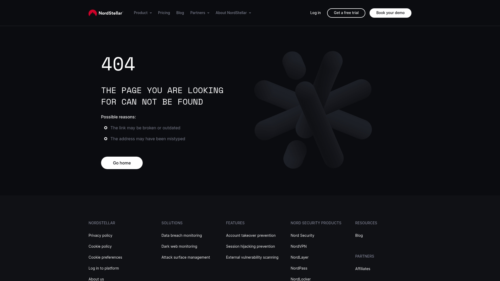 NordStellar sponsor landing page advertised on 9to5Mac Happy Hour