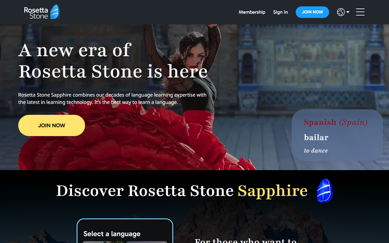 Rosetta Stone sponsor landing page advertised on The Best of Car Talk