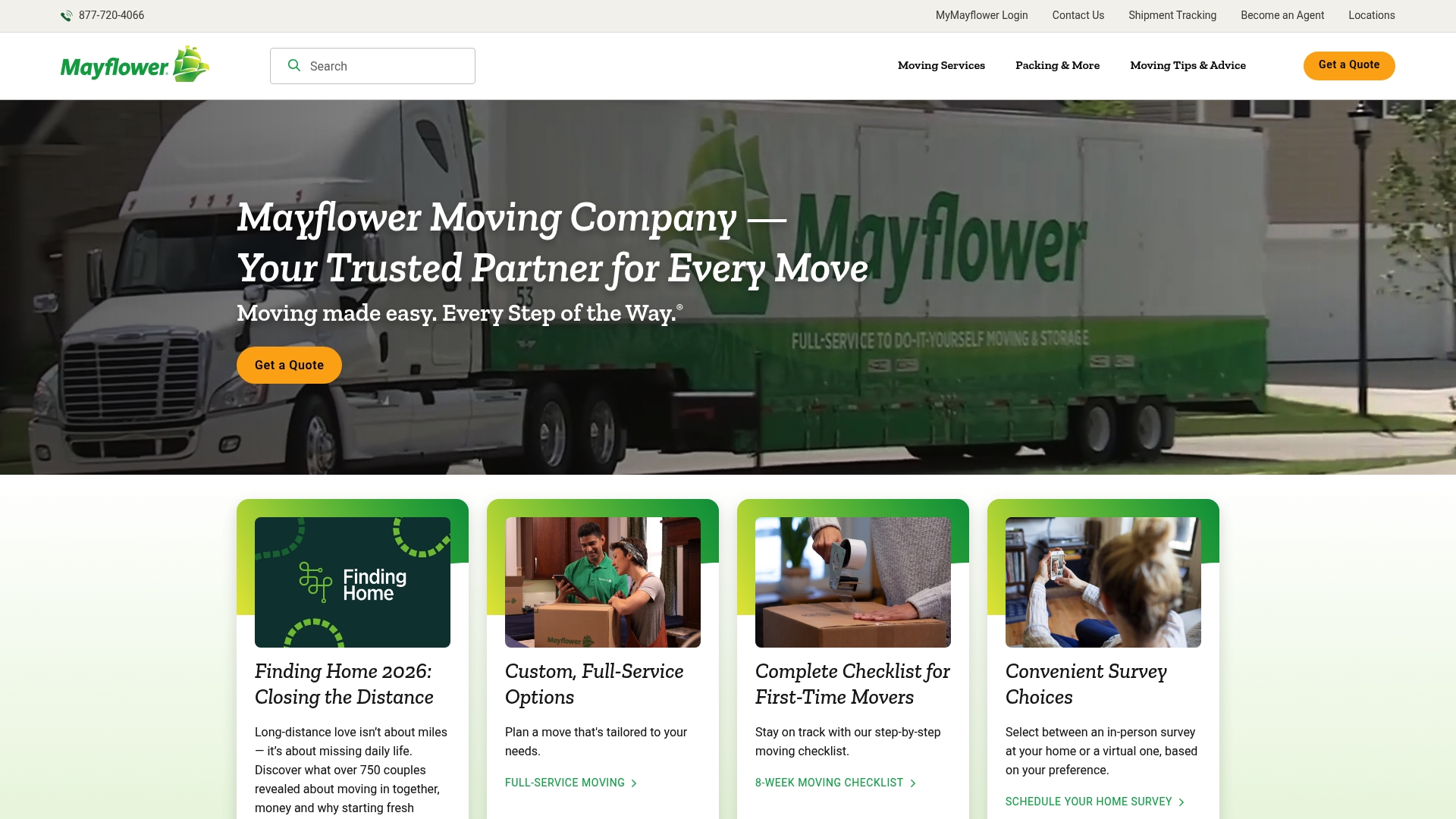 Mayflower sponsor landing page advertised on The MacRumors Show