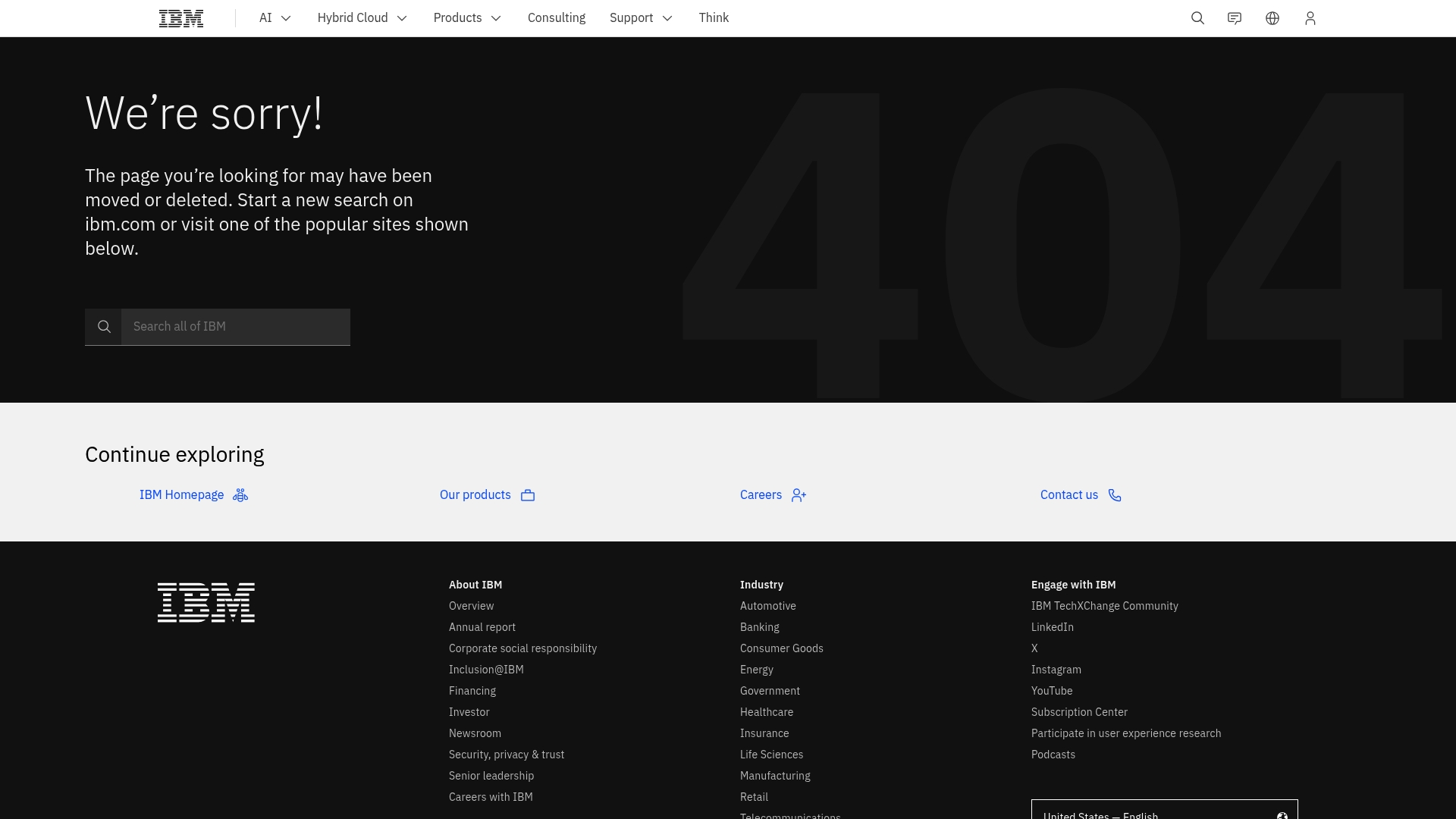 IBM Smart Talks sponsor landing page advertised on Nightcap
