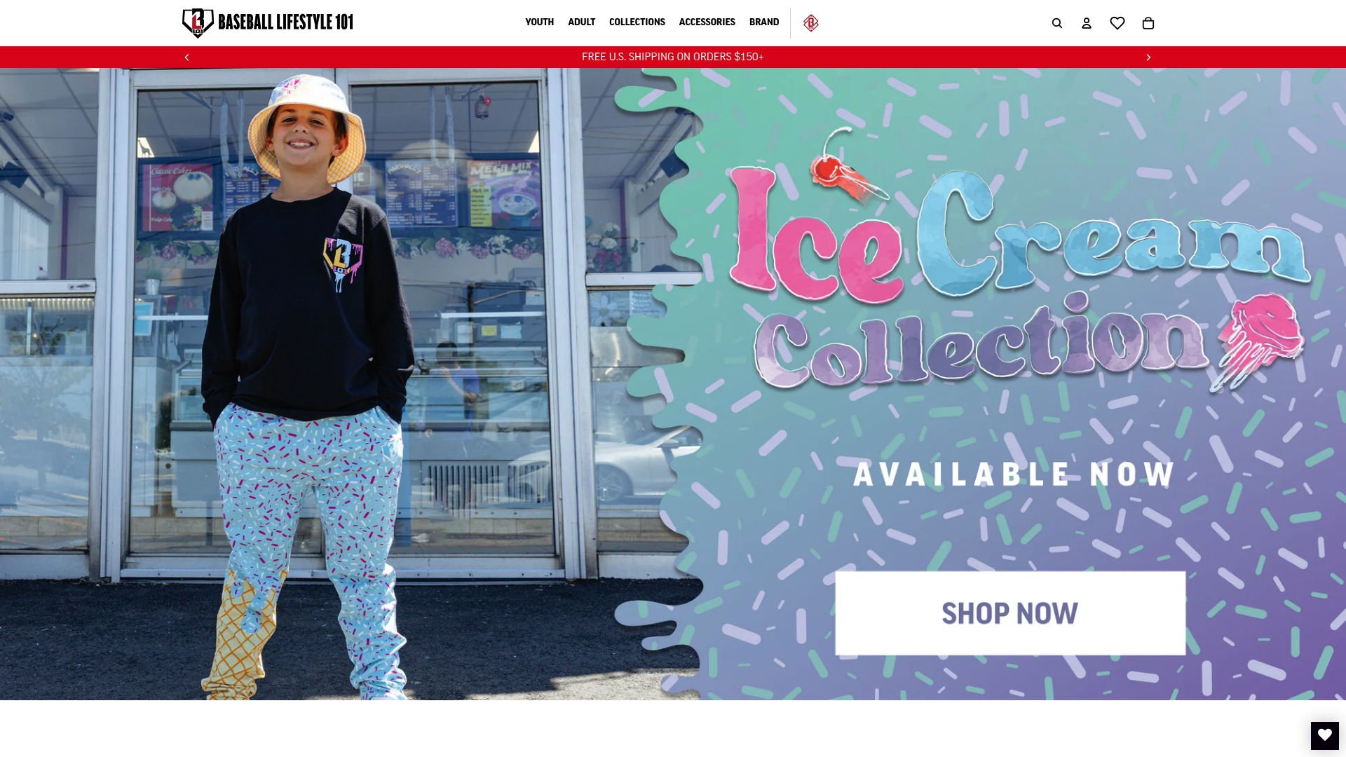 Baseball Lifestyle 101 sponsor landing page advertised on Baseball is Dead