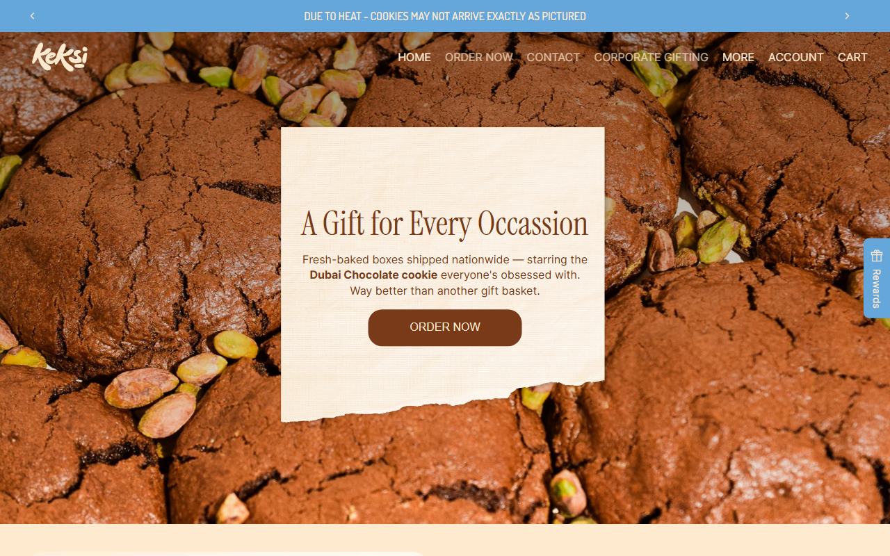 Keksi sponsor landing page advertised on Pat Gray Unleashed