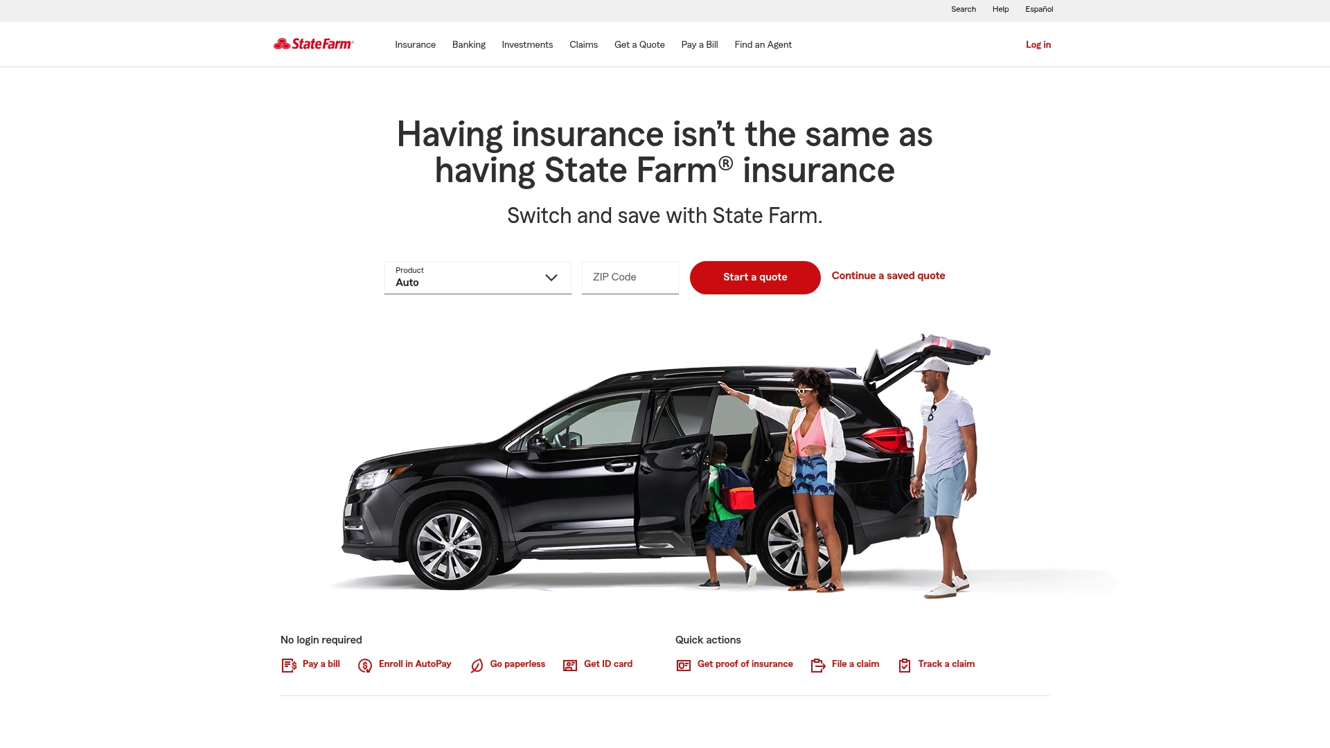 State Farm sponsor landing page advertised on Conan O’Brien Needs A Friend