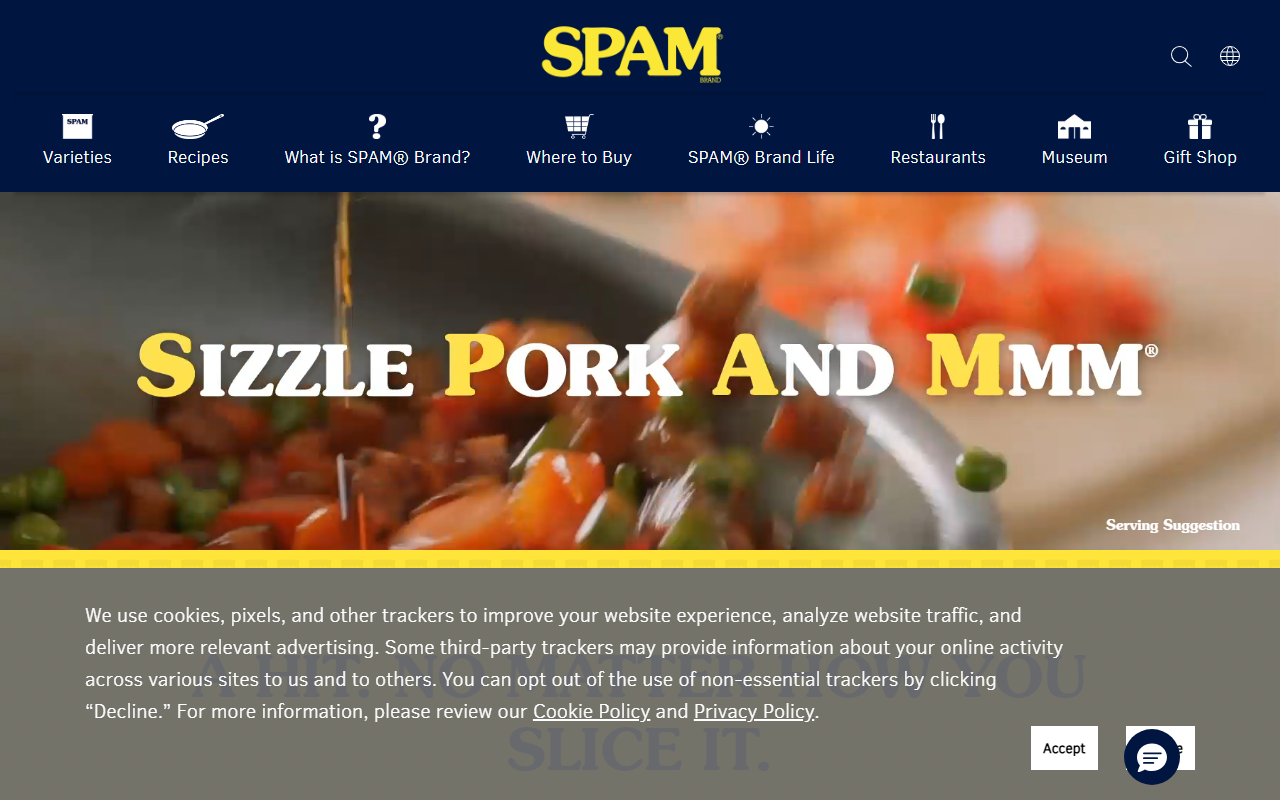 Spam sponsor landing page advertised on Stuff You Should Know
