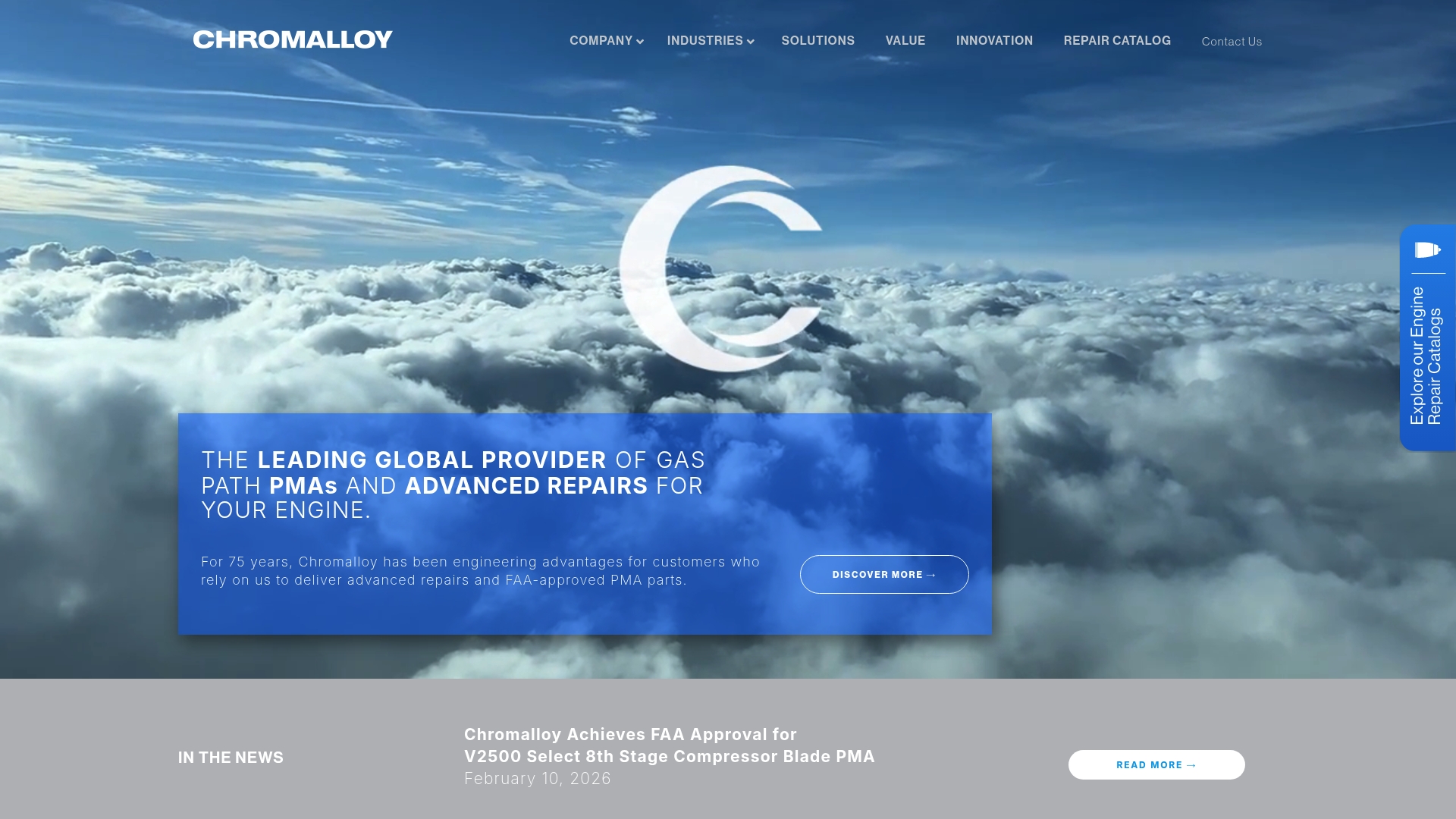 CEQA sponsor landing page advertised on Deadline: White House