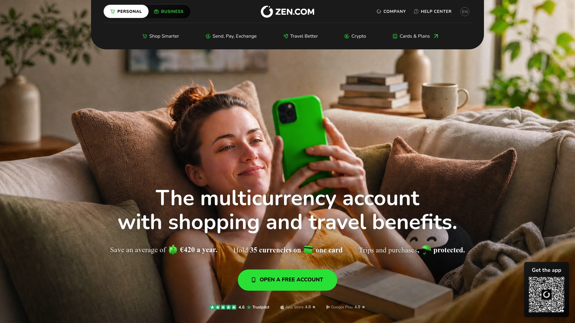 Zen (ZYN) sponsor landing page advertised on Club 520 Podcast