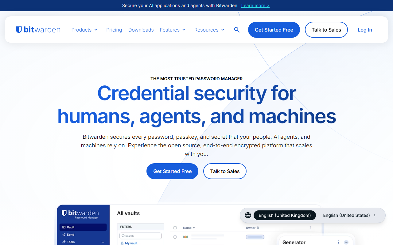 Bitwarden sponsor landing page advertised on 9to5Mac Daily