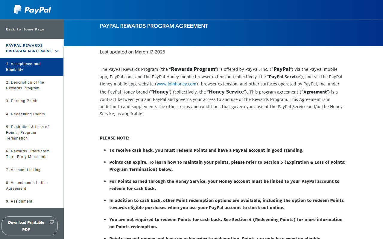 PayPal sponsor landing page advertised on PBD Podcast